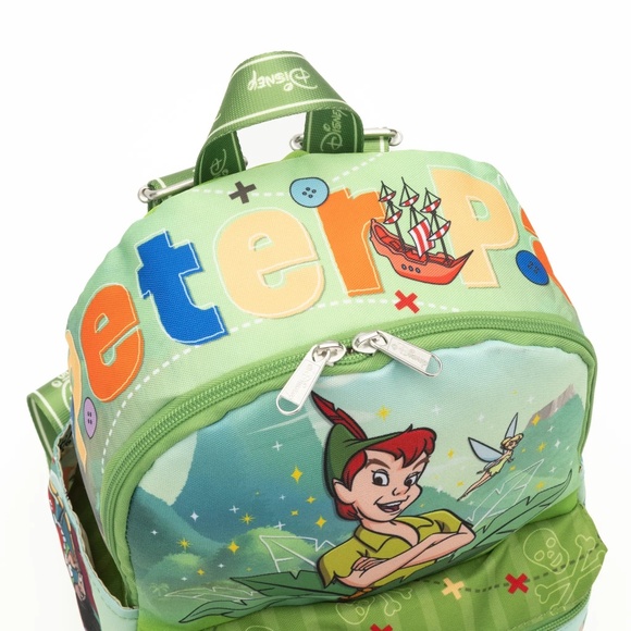 WondaPop Disney Peter Pan & The Lost Boys TinkerBell Nylon Adult Mini Backpack - Picture 4 of 8